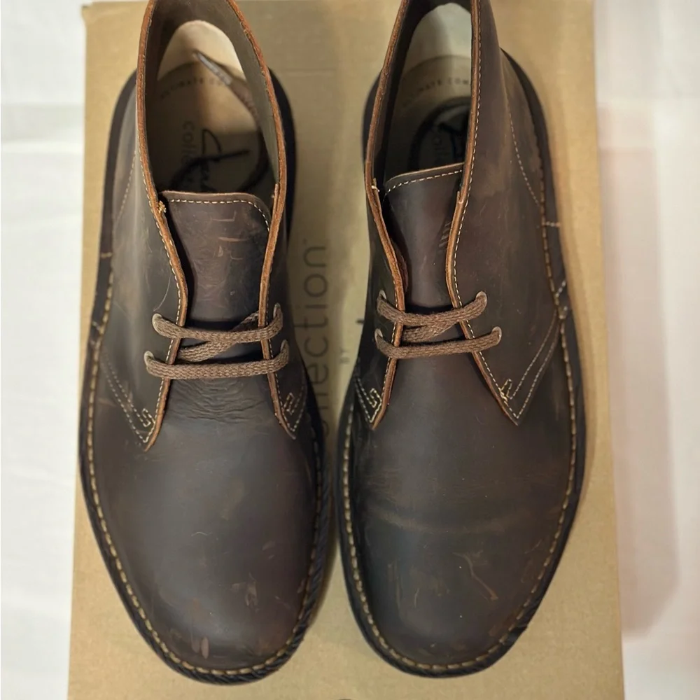Clarks Men’s leather shoes - Picture 3 of 7